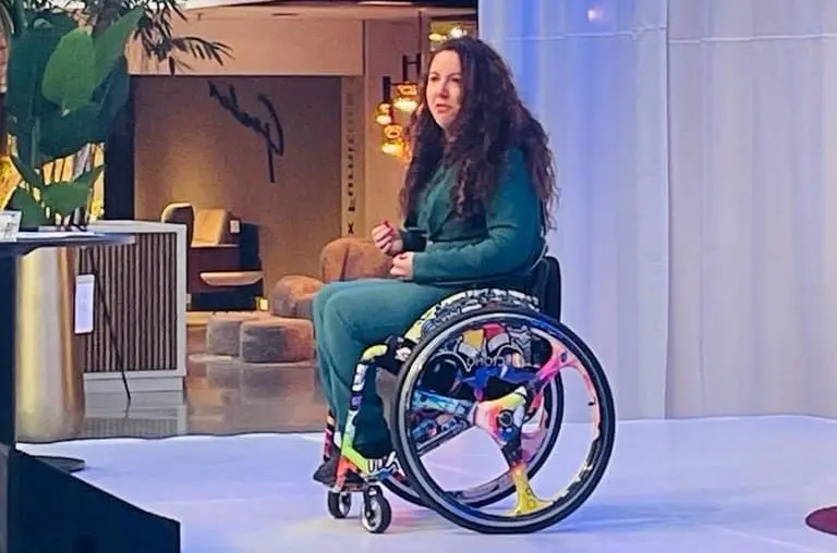 Nadia van den Heuvel op de Praktijkdag