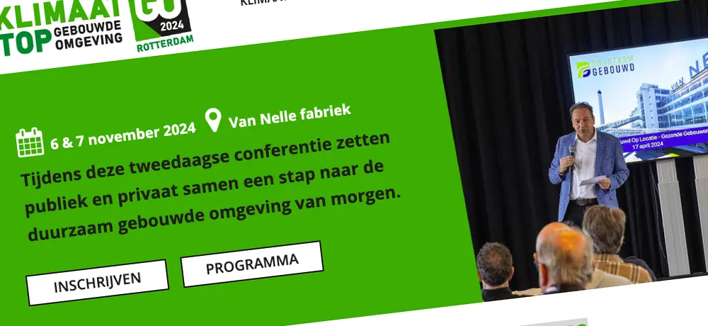Nadia van den Heuvel spreekt op Klimaattop GO